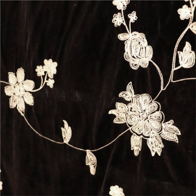Velvet Fabric Embroidery - Il tessuto dell'abito da sera dell'abito