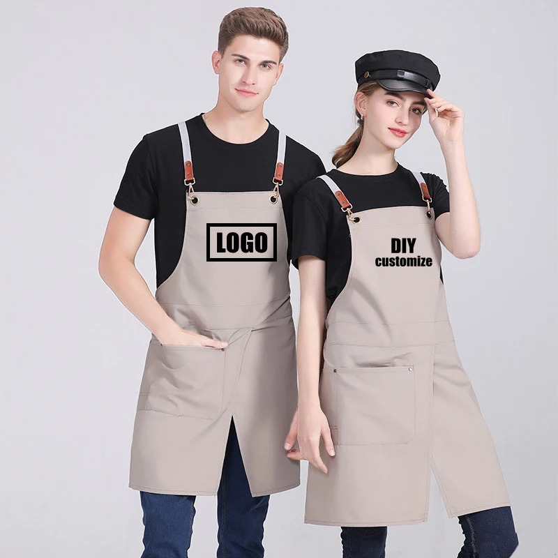 Embroidery Apron - Ricamo personalizzato Stampa Logo Uomo Donna