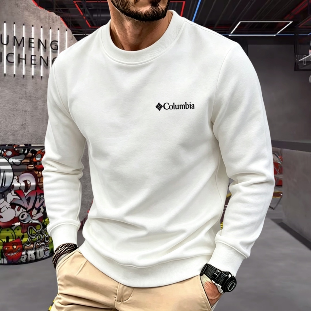 Embroidery Men Shirt - Polo a maniche lunghe da uomo