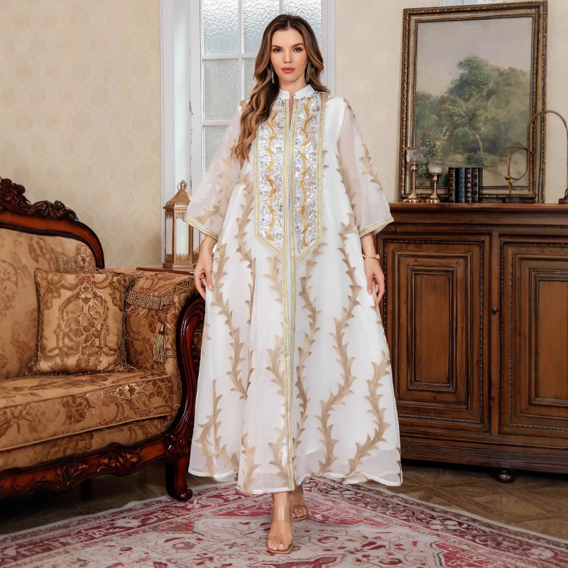 Embroidery Arabic - Abito da Festa per Eid Ramadan