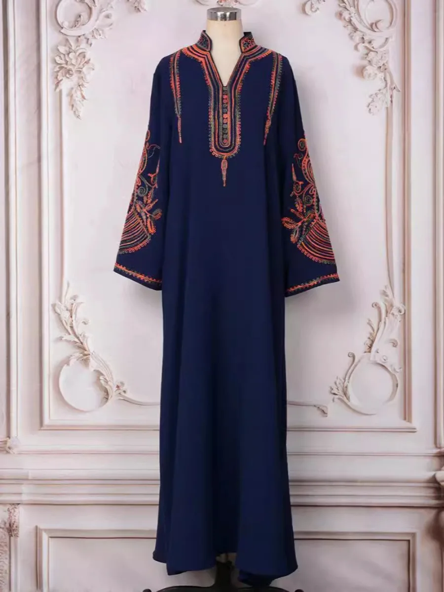 Embroidery Arabic - Marocchino Caftano Abaya Per Le Donne