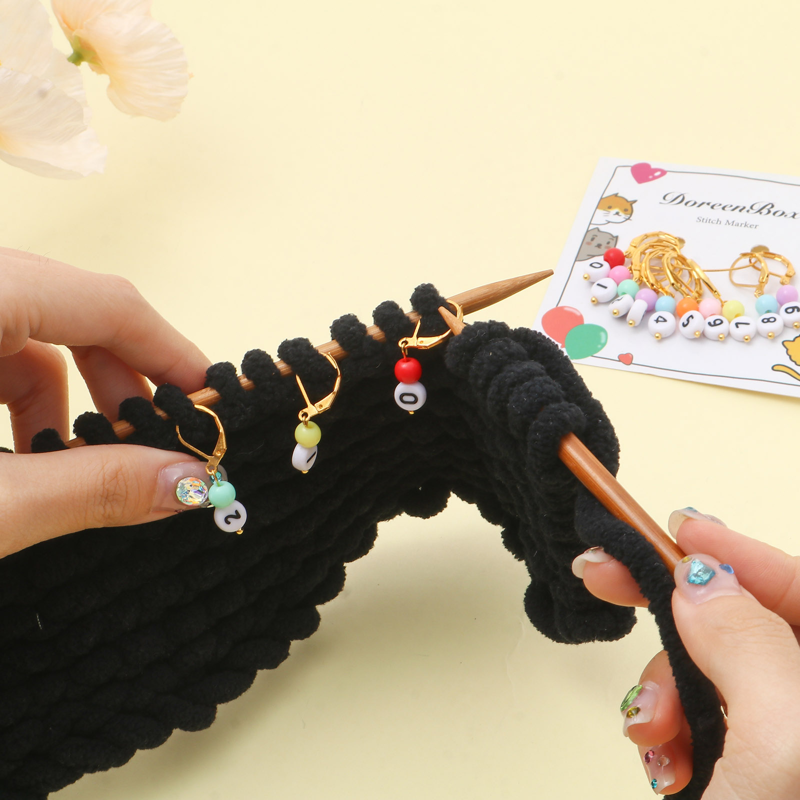 1 Set ( 10 pz/set) pennarelli  - Stitch Marker Ring recensione e prezzo