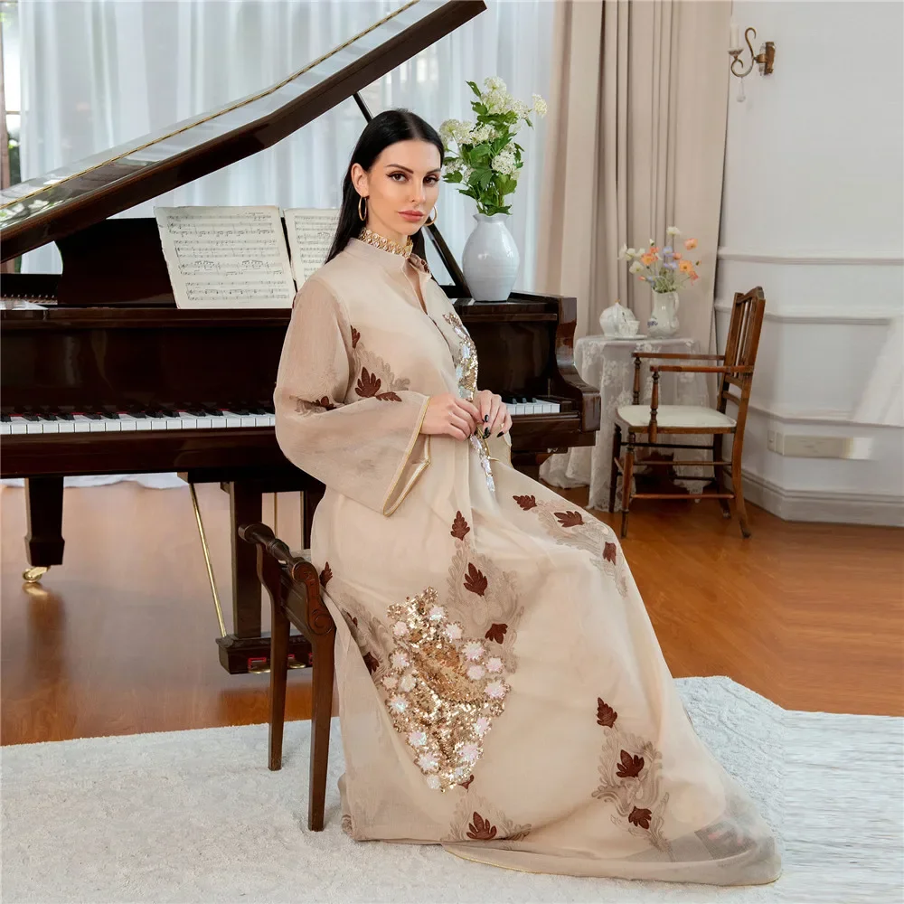 Abito lungo da donna musulmana - Embroidery Arabic recensione e prezzo