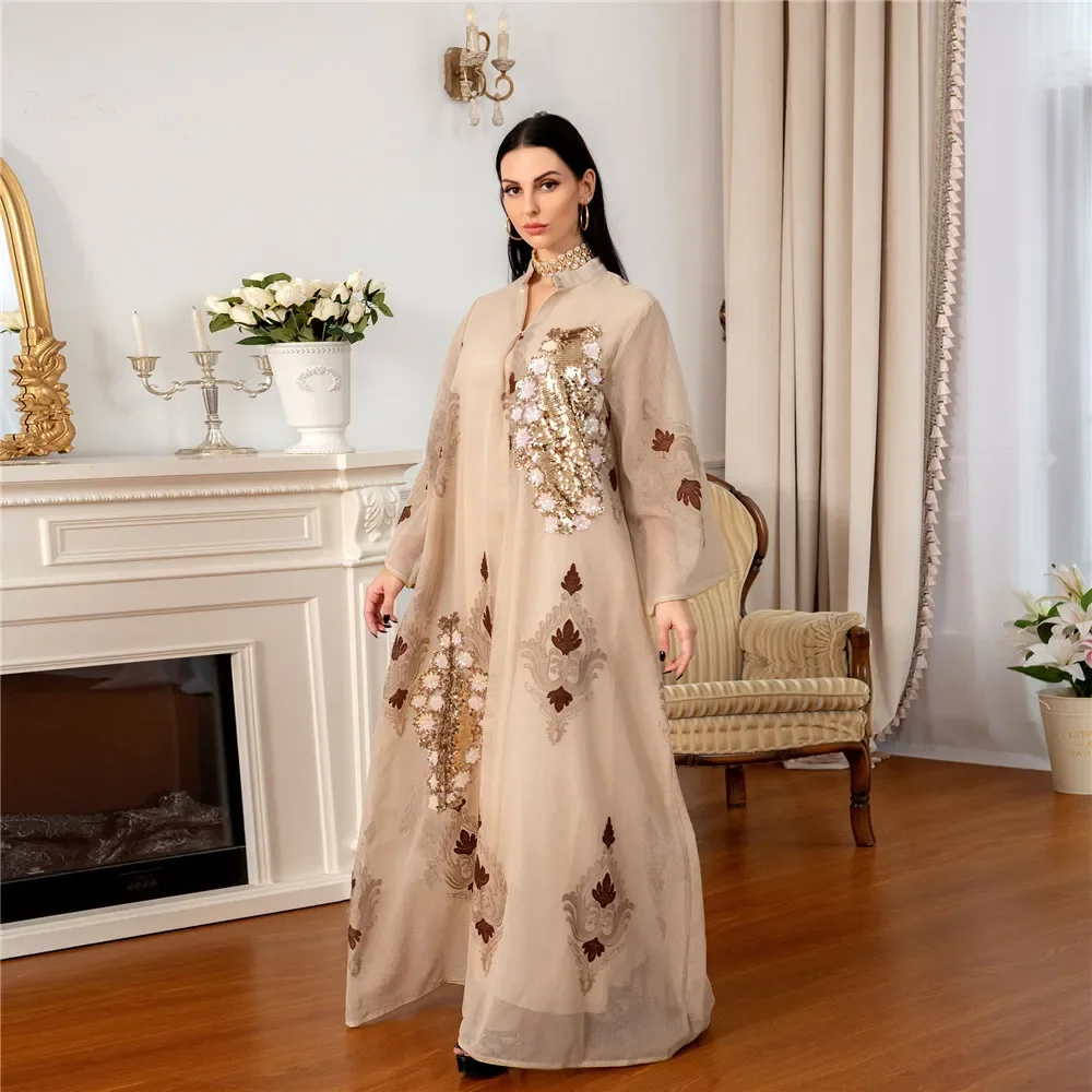 Abito lungo da donna musulmana - Embroidery Arabic recensione e prezzo