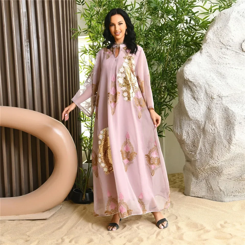 Abito lungo da donna musulmana - Embroidery Arabic recensione e prezzo