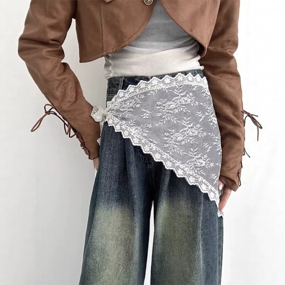 Gonna corta a triangolo Y2K mo - Embroidery Apron recensione e prezzo