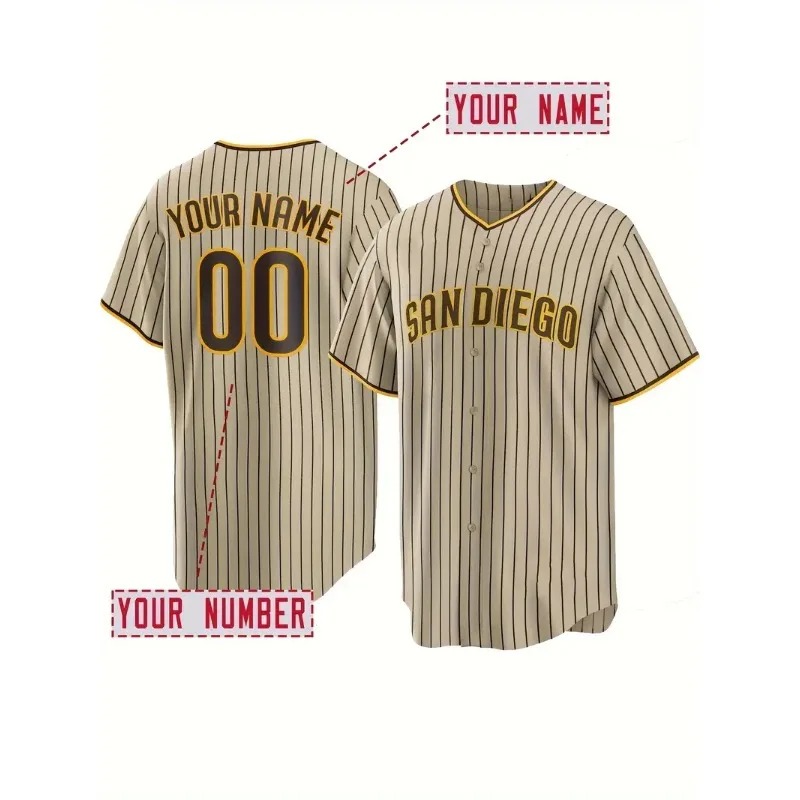 Maglia da baseball ricamata da - Embroidery Men Shirt recensione e prezzo