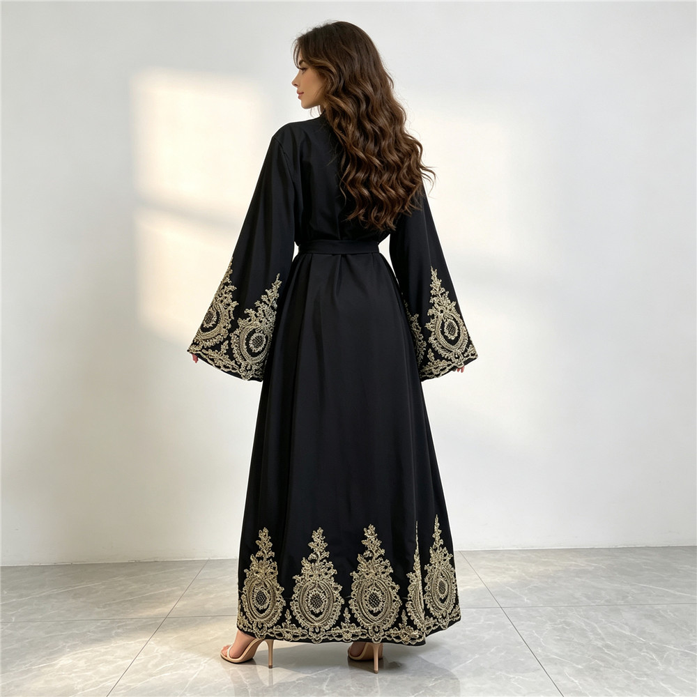 Nuova Abaya Dubai Lusso Kimono - Embroidery Arabic recensione e prezzo