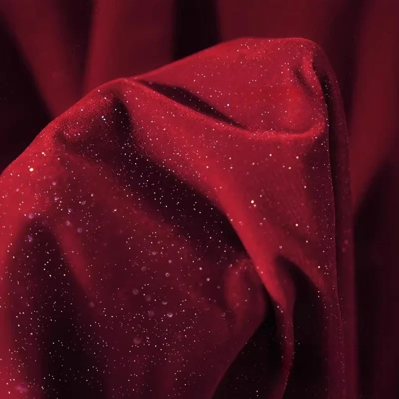 Tessuto stellato in velluto sc - Velvet Fabric Embroidery recensione e prezzo