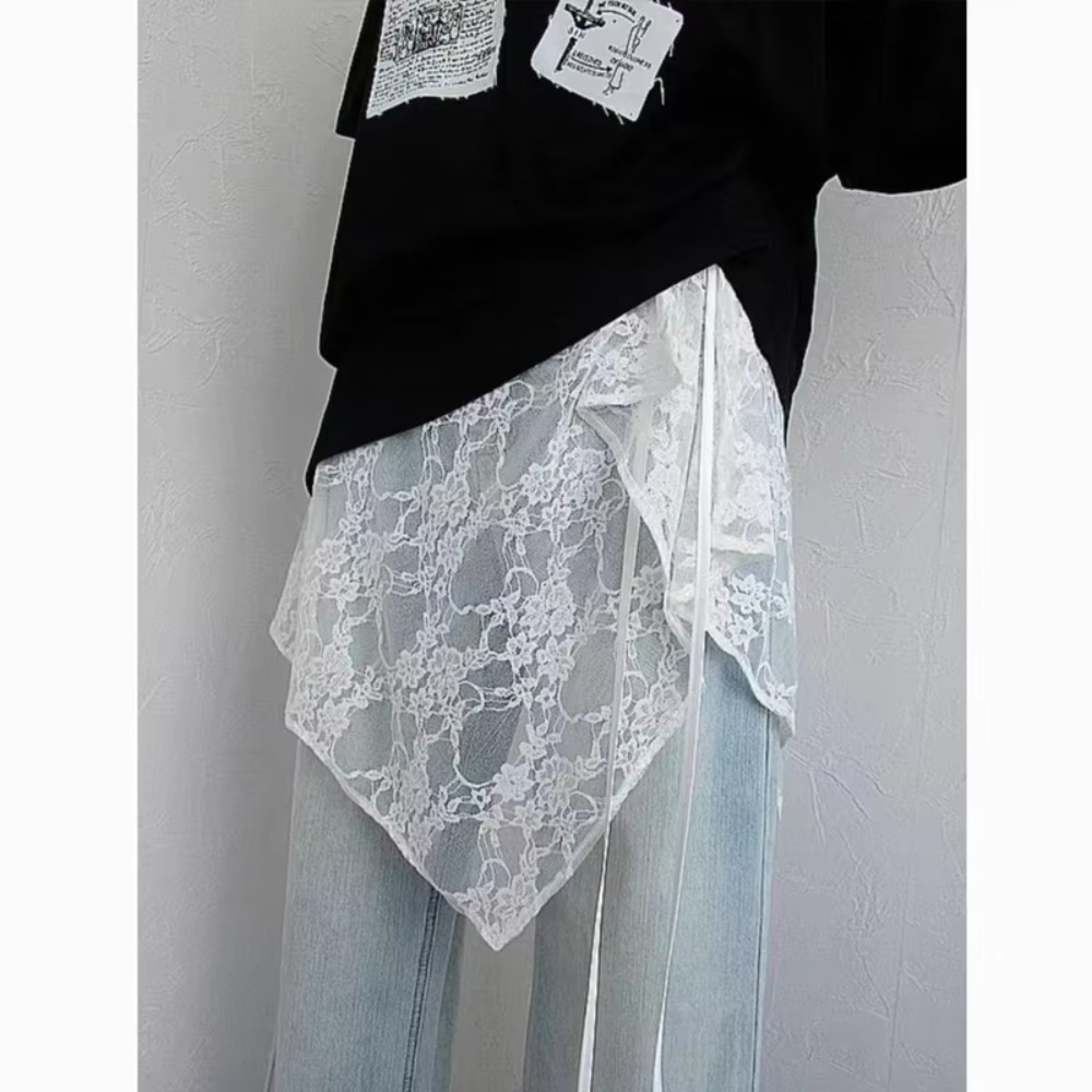 Minigonna in pizzo con lacci a - Embroidery Apron recensione e prezzo