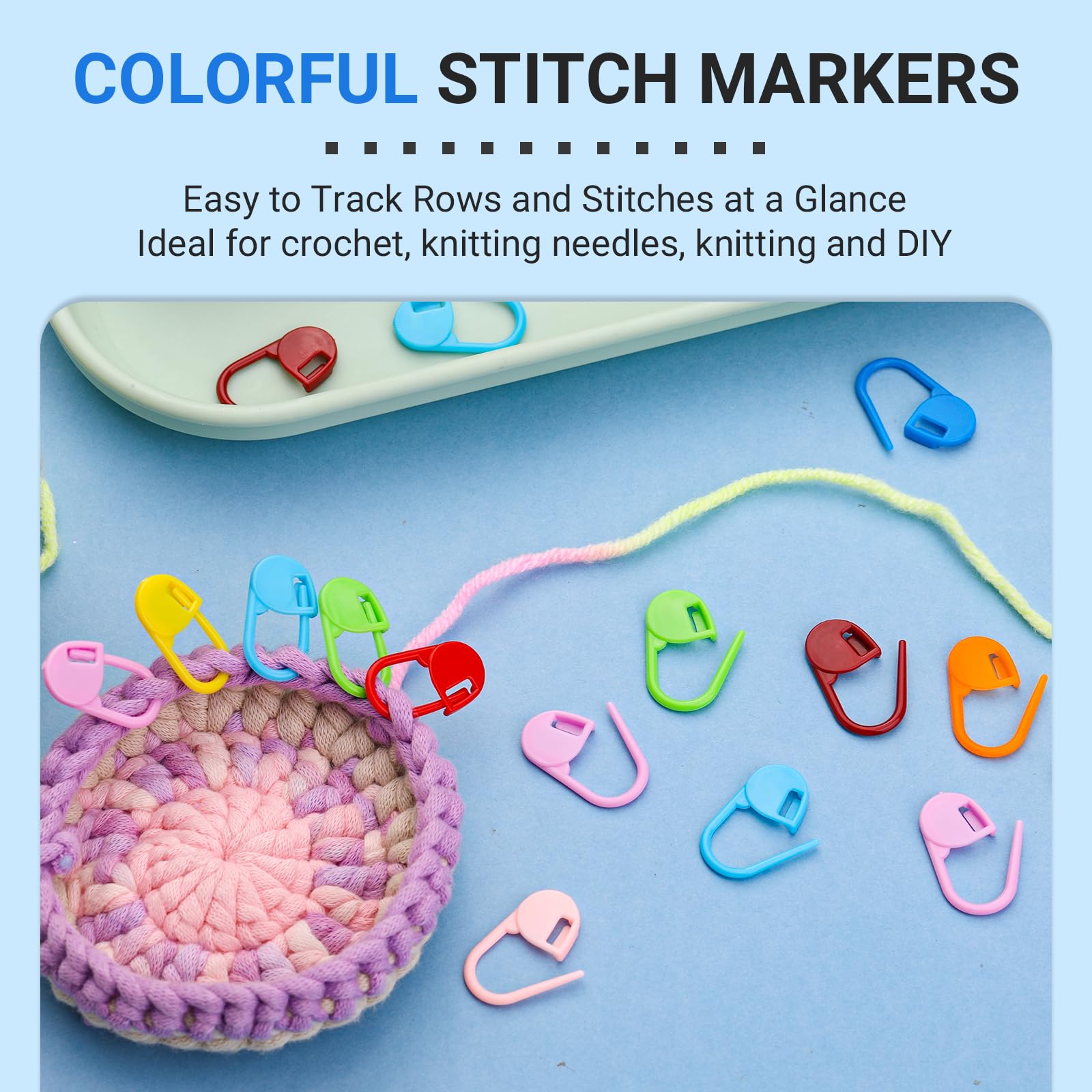 50/100 Pezzi Segnapunti in Res - Stitch Marker Ring recensione e prezzo
