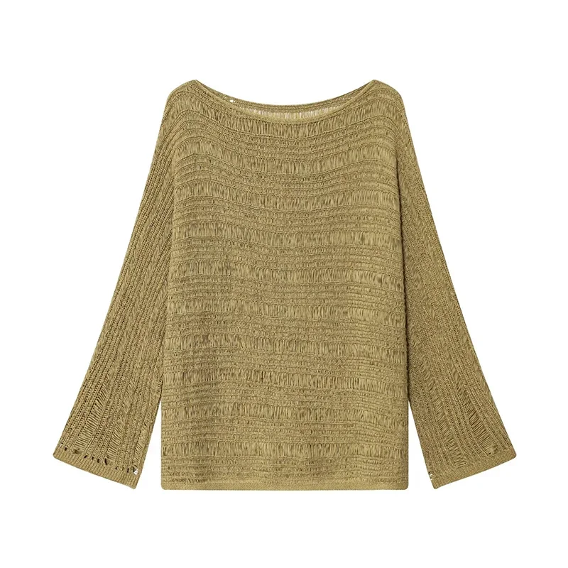Maglione Vintage con Scollo a  - Embroidery Knit recensione e prezzo