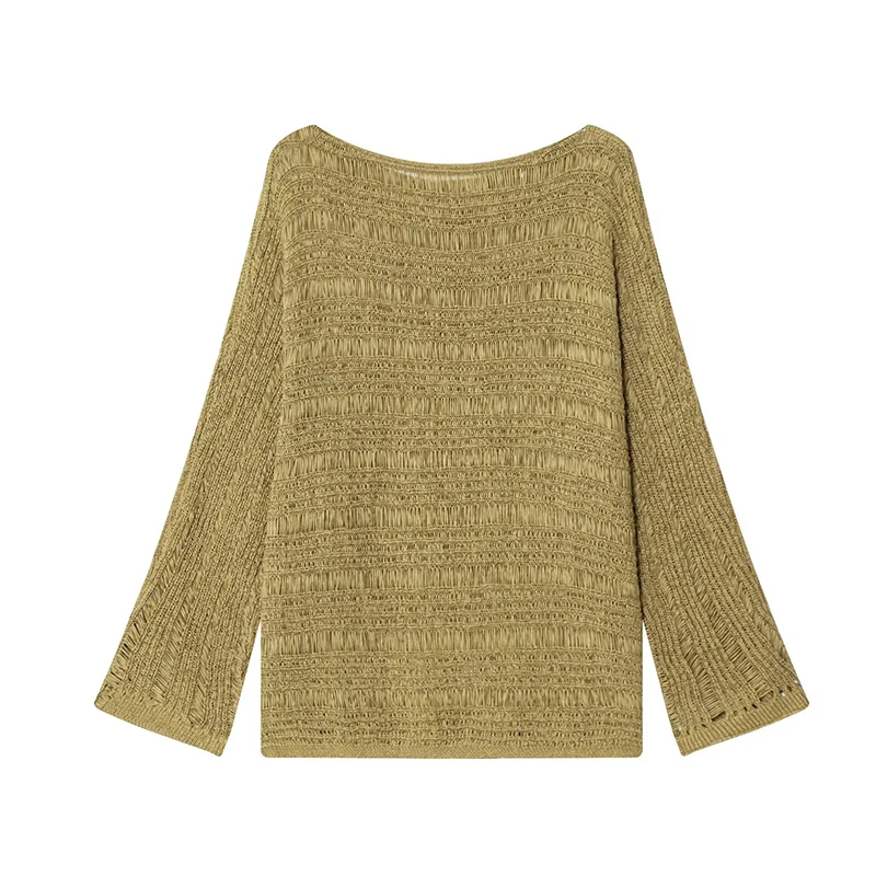 Maglione Vintage con Scollo a  - Embroidery Knit recensione e prezzo