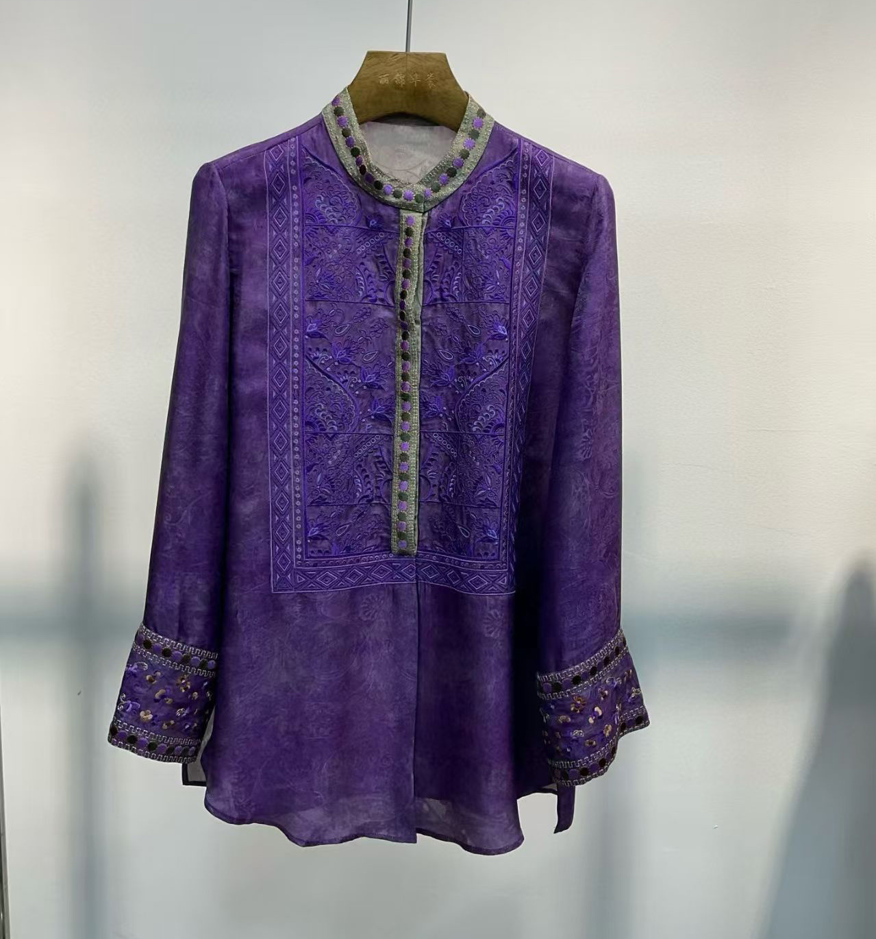 Camicia Estiva in Seta e Rayon - Embroidery Men Shirt recensione e prezzo