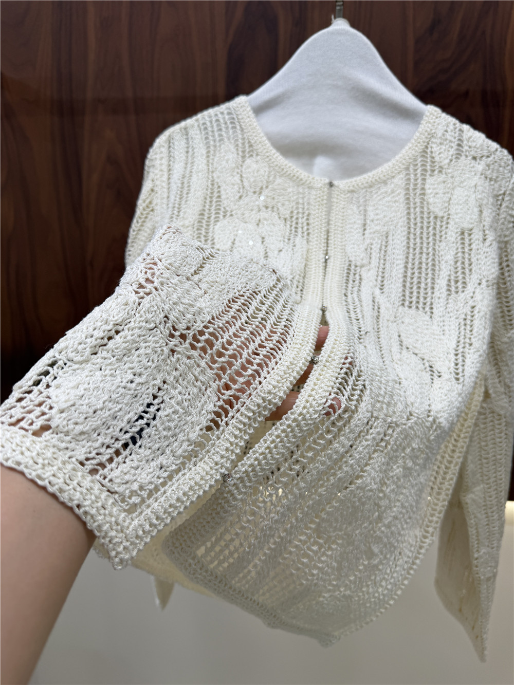 Set in maglia traforata ricama - Embroidery Knit recensione e prezzo
