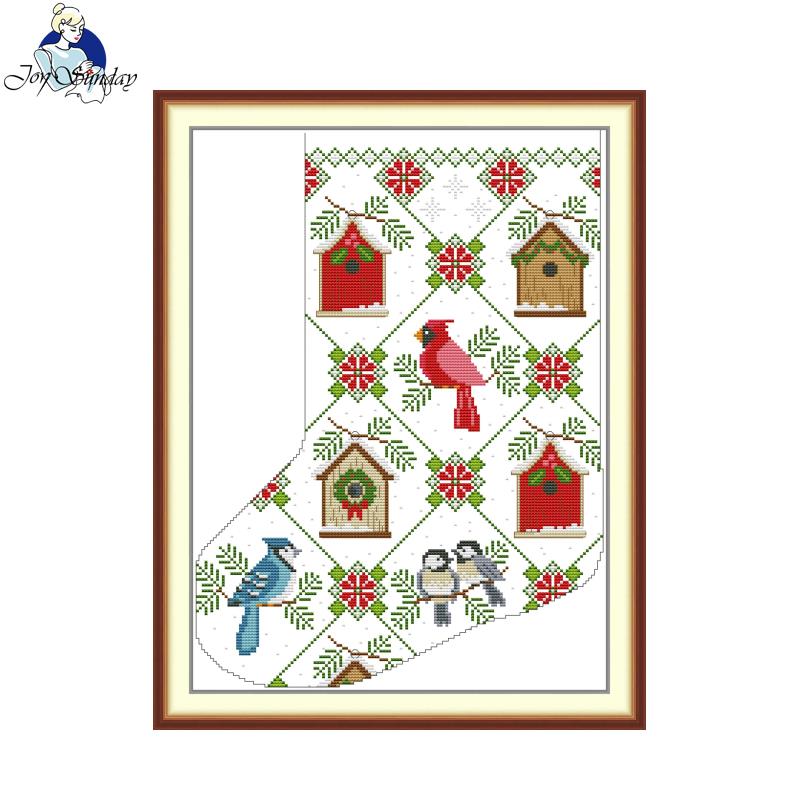 Kit per Punto Croce Joy Sunday - Embroidery Xmas Stocking recensione e prezzo