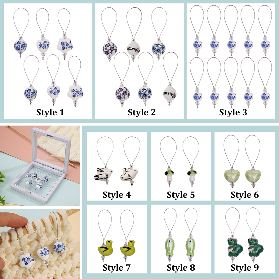 2/6 pezzi pennarelli per cucit - Stitch Marker Ring recensione e prezzo