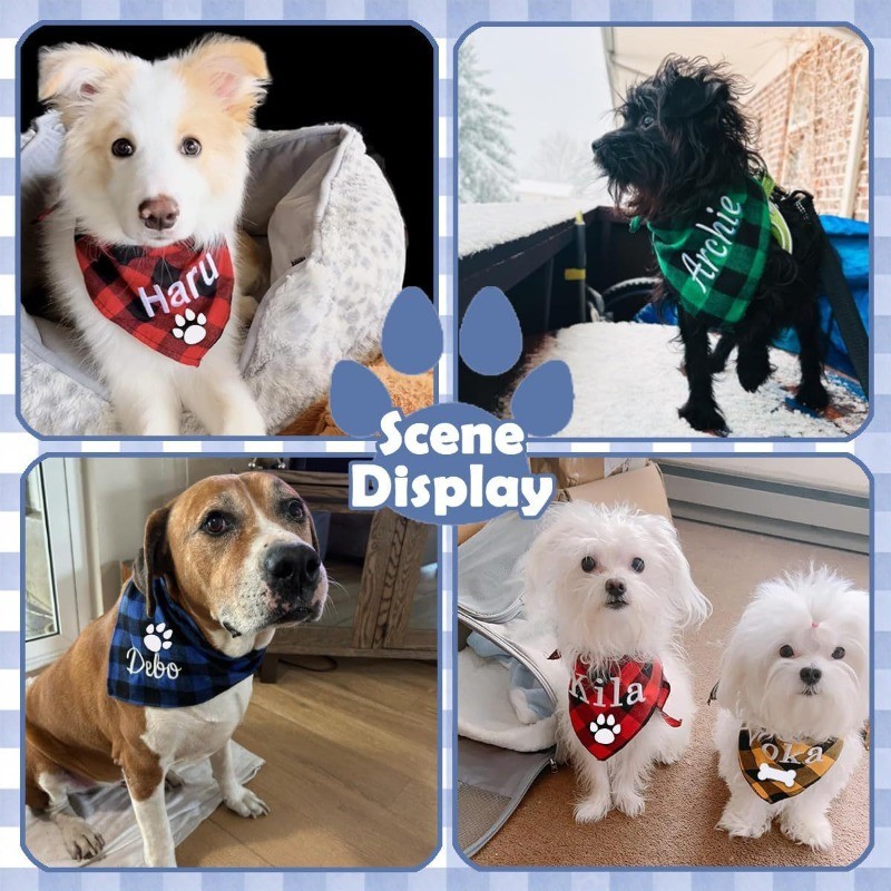 Bandana per cani con nome rica - Embroidery Apron recensione e prezzo