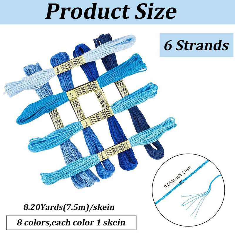 8 Matassine di Filo da Ricamo  - Embroidery Thread Yarn recensione e prezzo